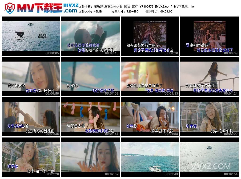 王敏淳-没事别来烦我_国语_流行_YF100576